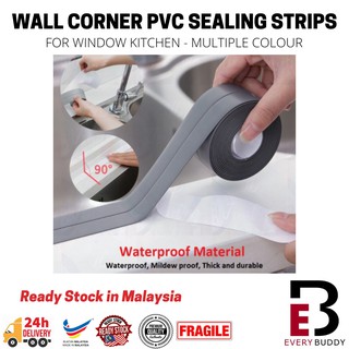 5m Wall Sealing Sticker High-strength Adhesive Stick Firmly 0.5mm Kitchen  Transparent Waterproof Adhesive Tape for Wall