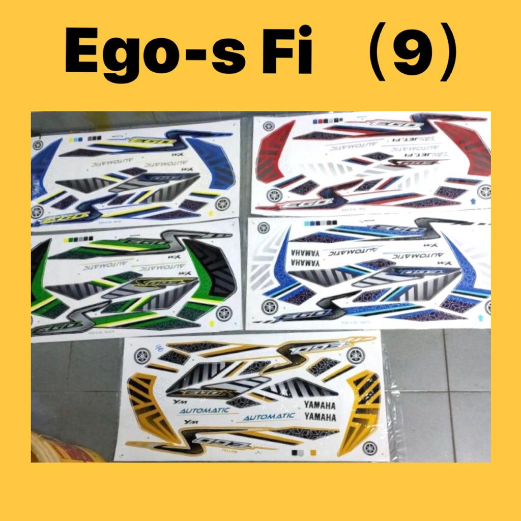 YAMAHA EGOSFI STICKER (9) // EGOS EGOS EGO S FI INJECTION BODY COVER