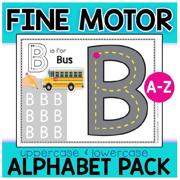🌈PRINTABLE PDF🌈 Fine Motor Alphabet Activity Mats: Drive & Write ...