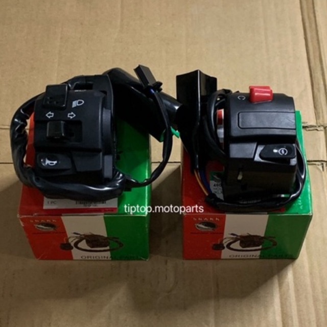 KAWASAKI KLX150 HANDLE SWITCH SET SUIS LAMPU DAN SIGNAL SET SHARK ...
