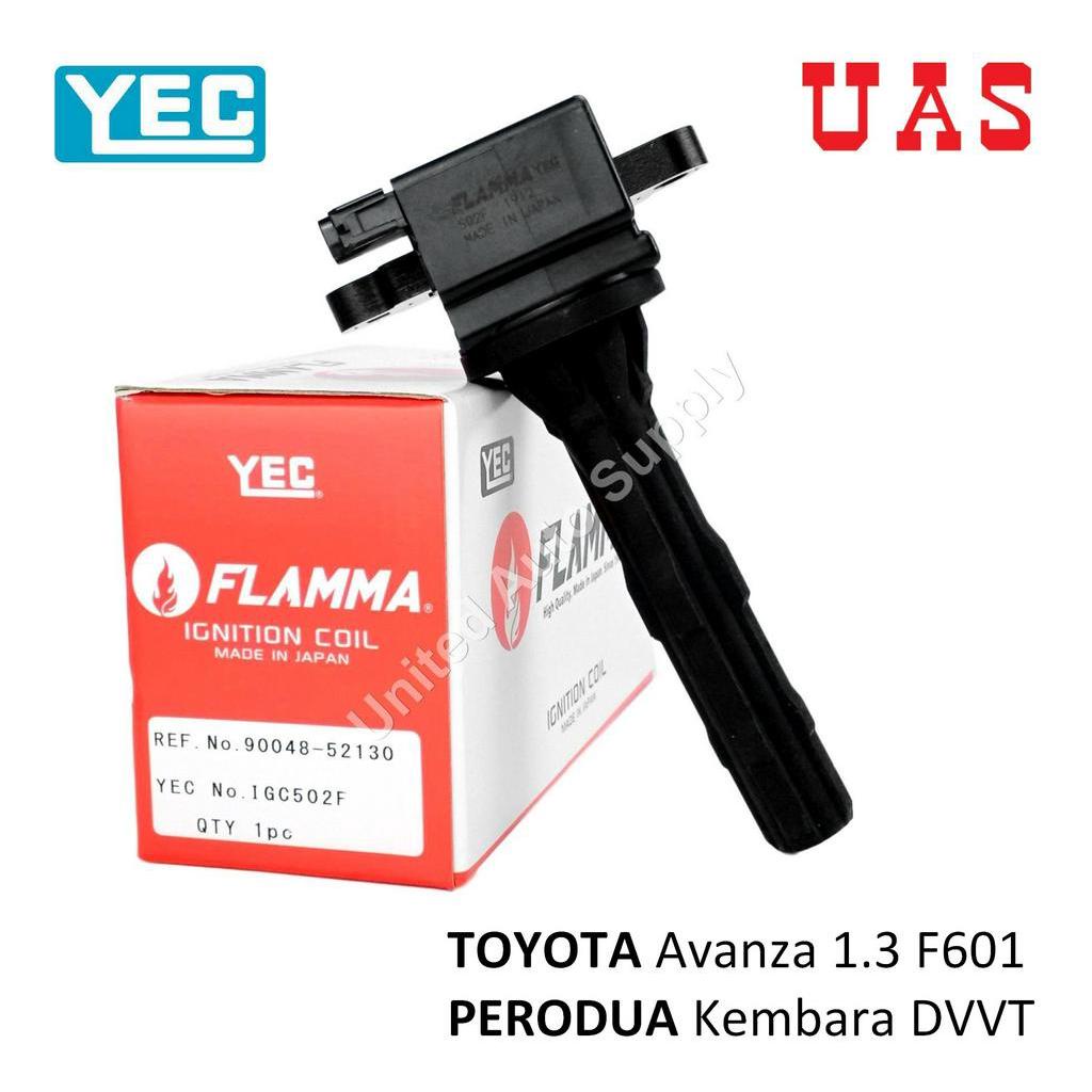 YEC FLAMMA Ignition Plug Coil IGC502F For TOYOTA Avanza F601, PERODUA