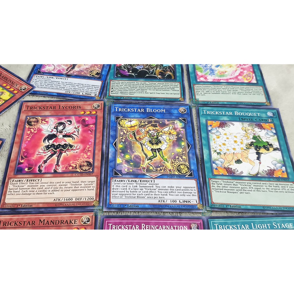 Printed Cards] Yugioh Deck - Trickstar - Blue Angel Deck | Shopee Malaysia
