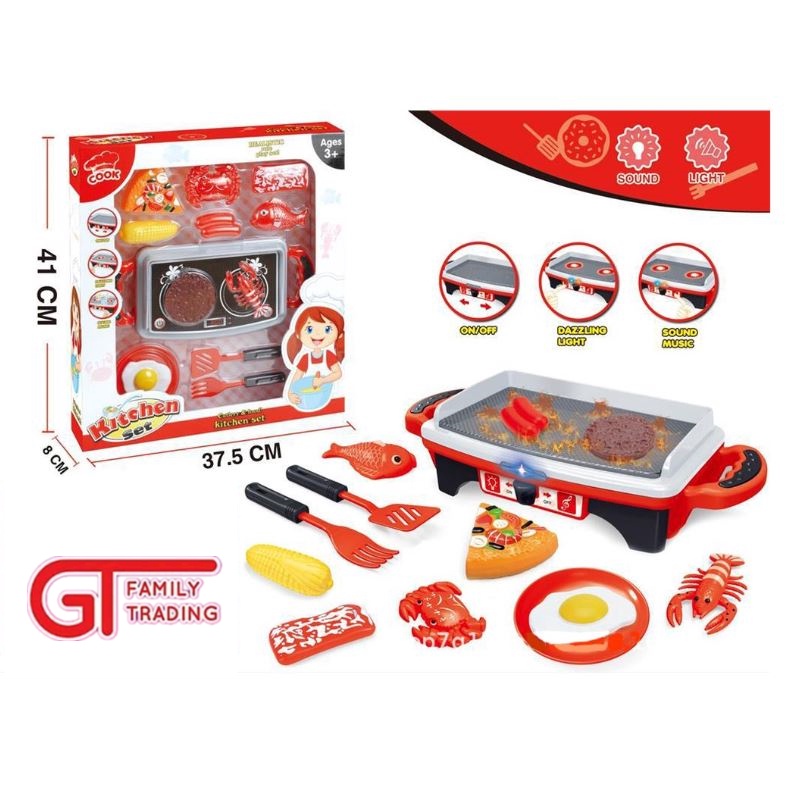 Kitchen Toy Set Realistic role play set Cutlery & Food Kitchen Sets