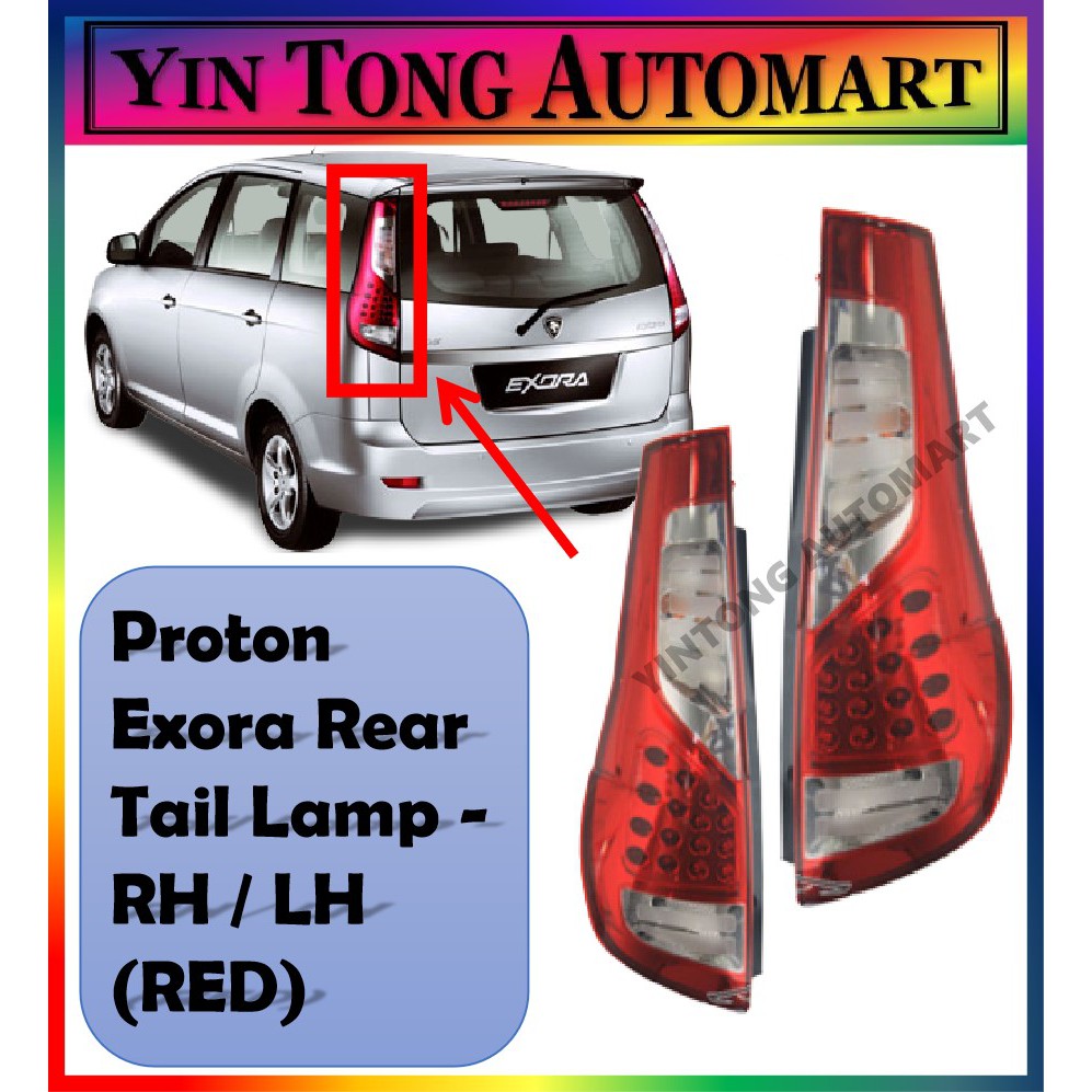 Proton Exora 2009 Rear Tail Lamp - RH / LH ( RED ) | Shopee Malaysia