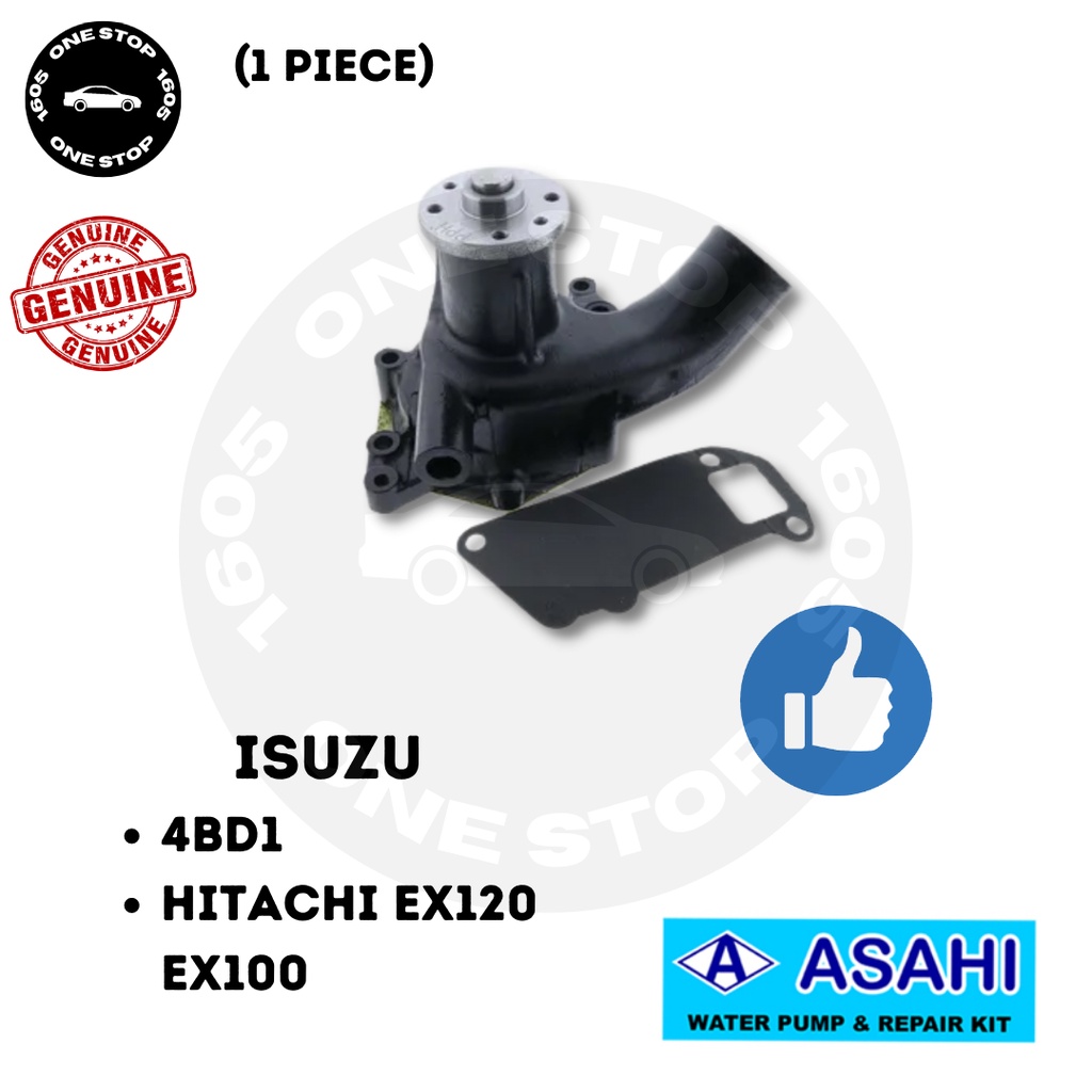 ISUZU 4BD1 HITACHI EX120 EX100 WATER PUMP ASSY ASAHI JAPAN | Shopee ...