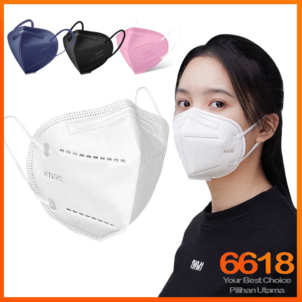 KN95 Topeng Lima Lapisan Kualiti Tinggi 1pcs Topeng Muka pakai buang ...