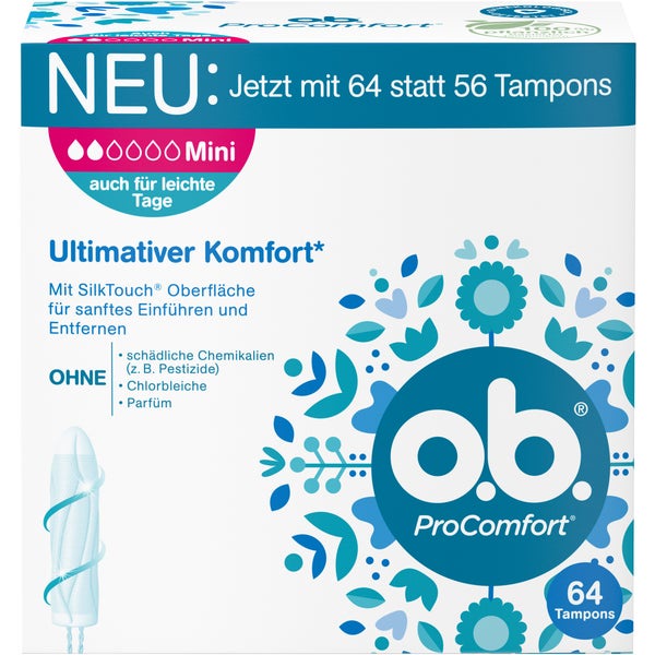 Tampons Germany (OB, FACELLE, JESSA) German Standard Goods Full