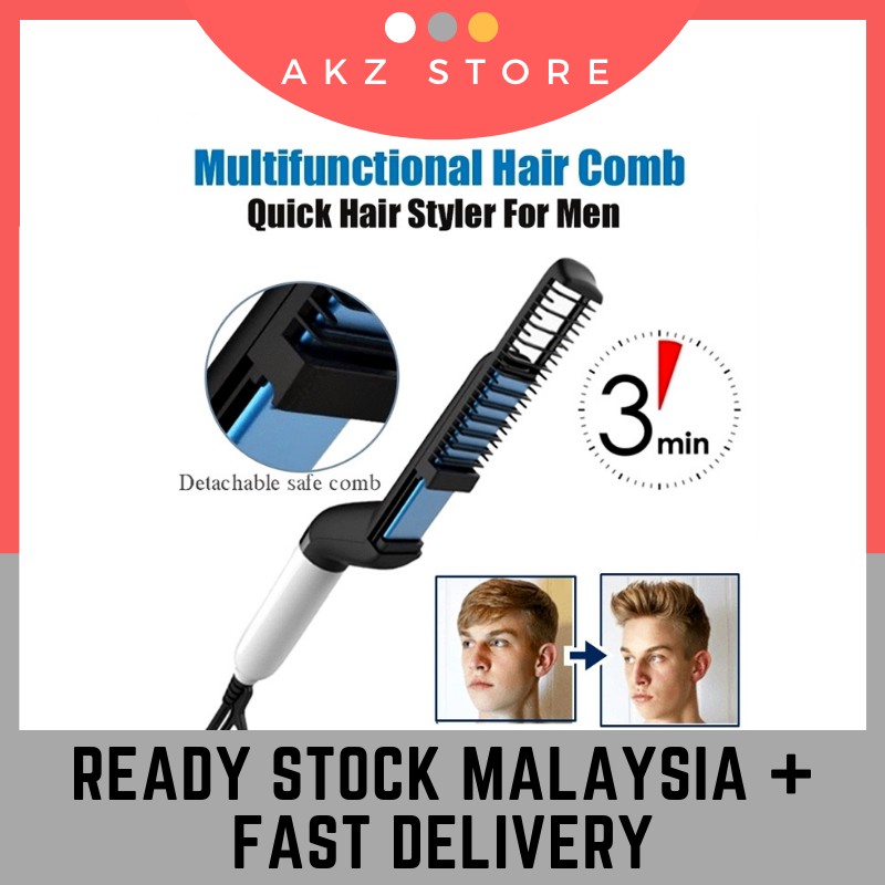 Men's Multifunction Hair Iron Controller / Quick Hair Styler For Men ...