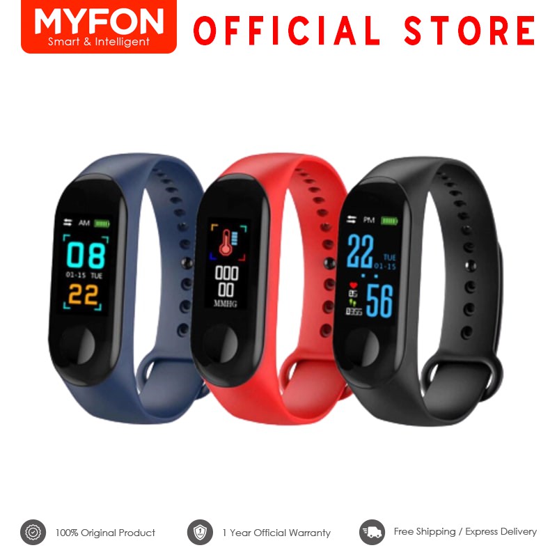 MYFON Smart Band M3 Bluetooth Smart Watch Fitness Tracker PK MI Band