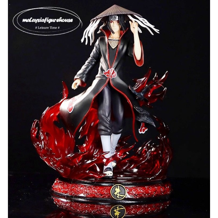 🔥READY STOCK🔥30CM NARUTO JIANKE UCHIHA ITACHI AKATSUKI LIGHT UP COPY ...