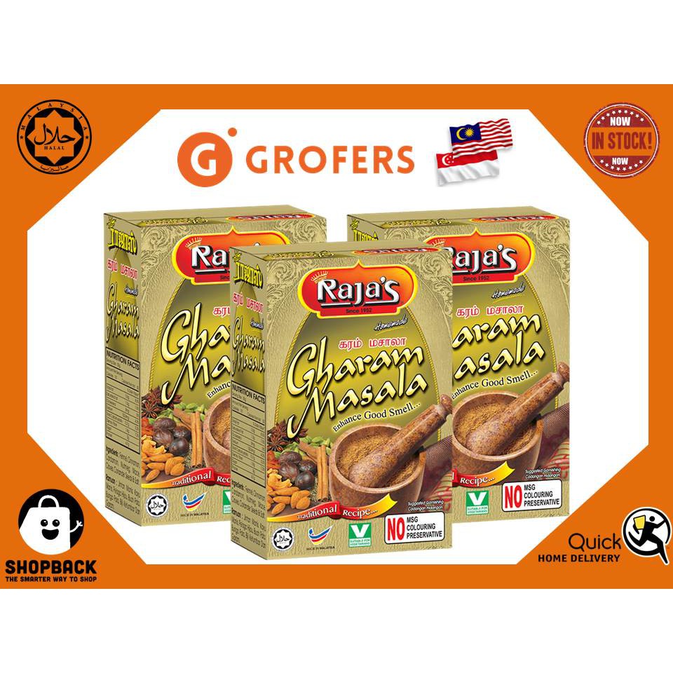 RAJA'S GARAM MASALA CURRY POWDER 70G Shopee Malaysia