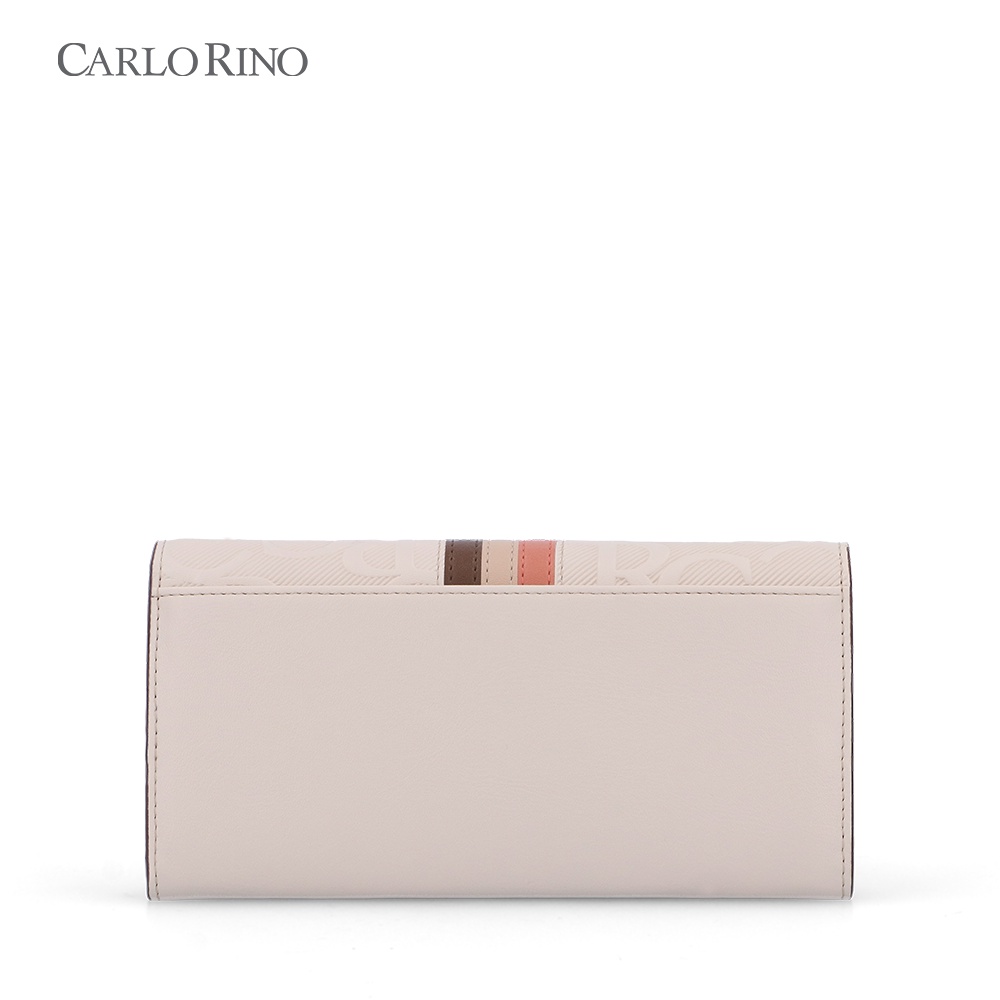Carlo Rino Nude Lucky Stripe 2-Fold Wallet | Shopee Malaysia