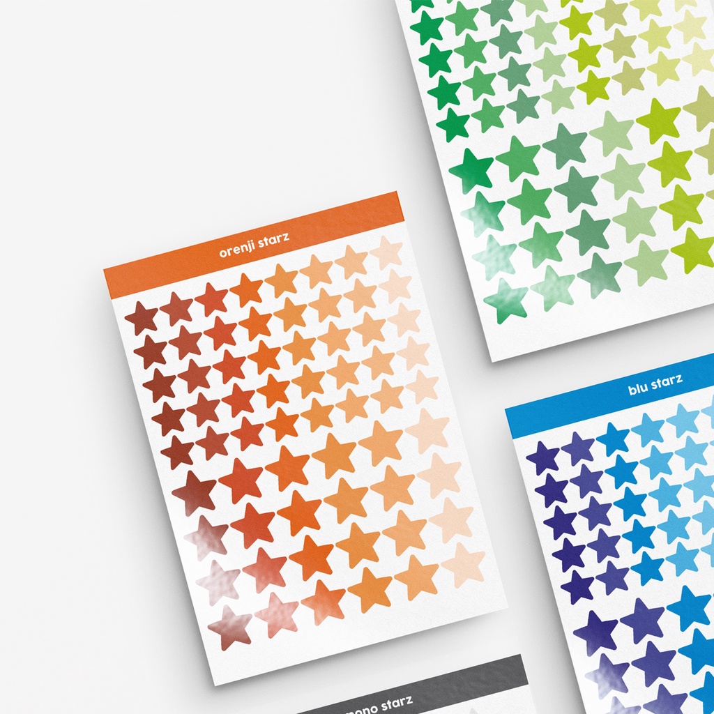 Stickers DECO BASIC SHAPES - STARS | Shopee Malaysia