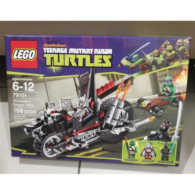 LEGO 79101 TEENAGE MUTANT NINJA TURTLES Shredder's Dragon Bike (NEW ...