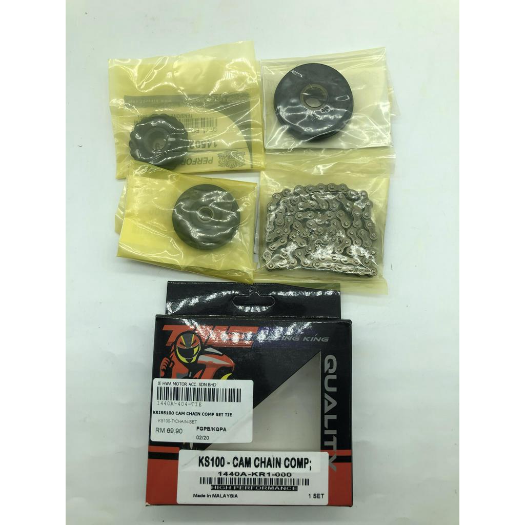 MODENAS KRISS100 TIMING CHAIN SET CAM CHAIN SET TIMING ROLLER SET ...
