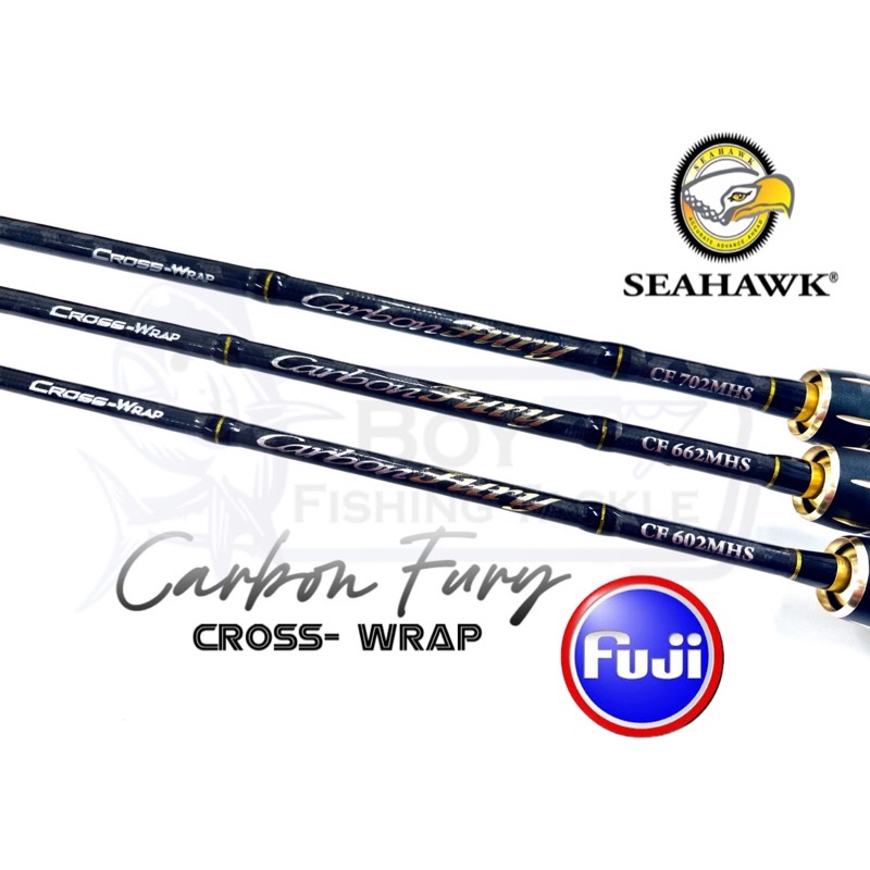 SEAHAWK CARBON FURY FISHING ROD | Shopee Malaysia