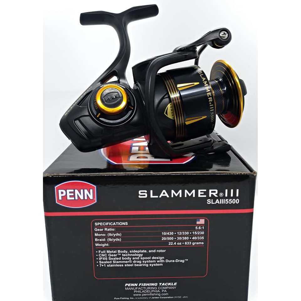 PENN SLAMMER III SLAIII5500 SPINNING REEL