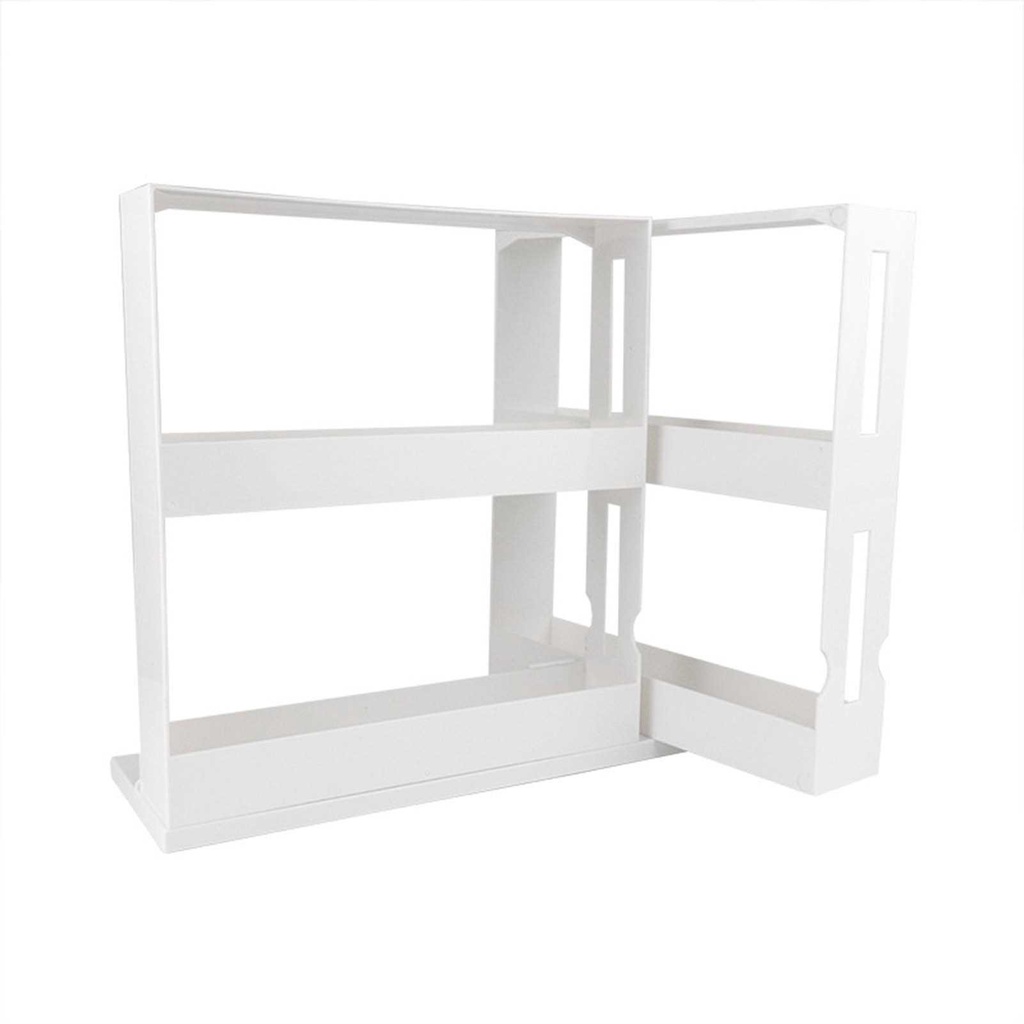 Food Storage Rack Kitchen Condiment Storage Case Rotating Spice Rack ...