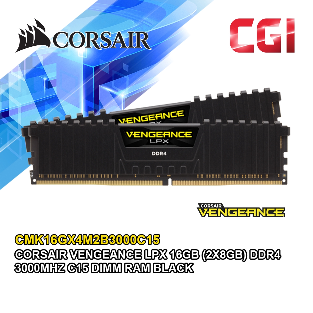 Corsair cmk16gx4m2b3000c15 vengeance sale lpx 16 gb