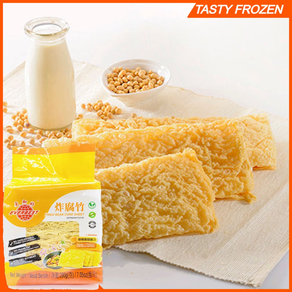 [TASTY FROZEN] Everbest Fried Bean Curd Sheet 炸腐竹 200g Shopee Malaysia