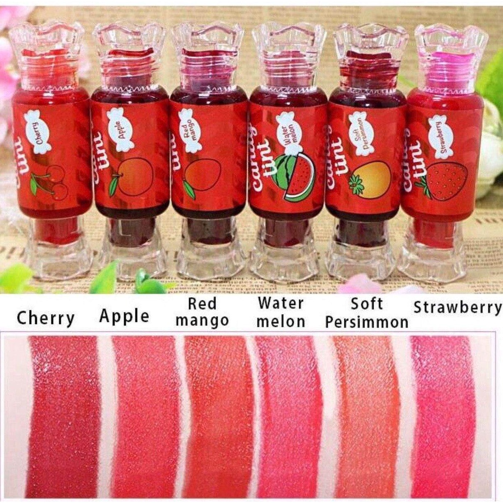 (6 in 1) COOLPOP Fruit Flavors Water Candy Lip Tint Set (30g Each ...