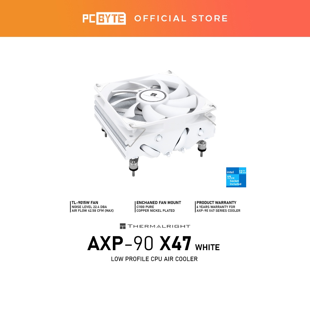 Thermalright AXP90-X47 Dissipatore CPU - Basso Profilo, 47 Mm, 4 Heat Tubes, Ventola PWM - Foto 12