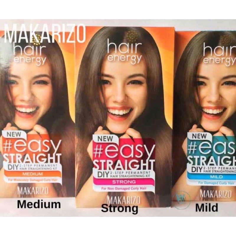 Makarizo Hair Energy Easy Straight Medium 80ml Halal Shopee Malaysia