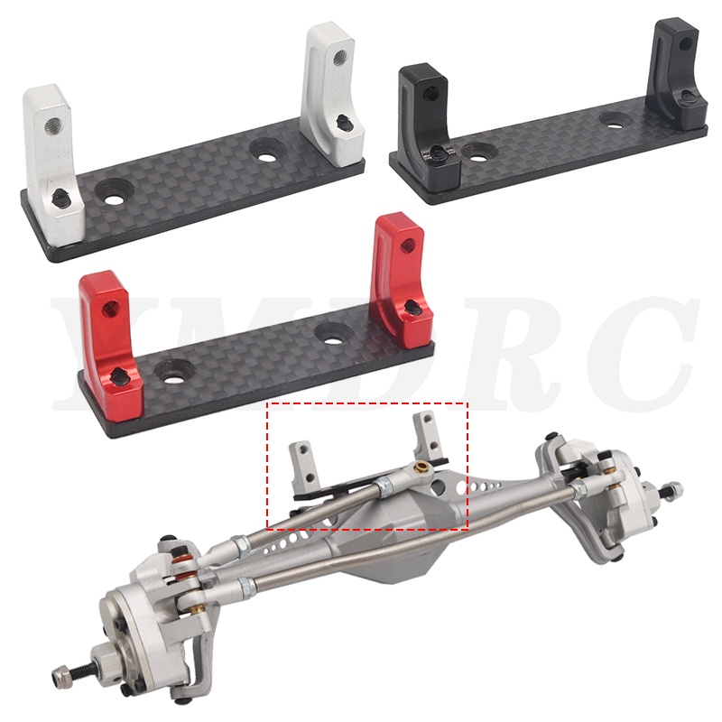 Metal Servo Mount Bracket For Axial SCX10 Capra - Aluminum Alloy Upgrade Part (Red) - View #6