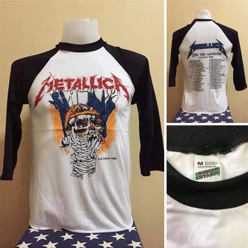 Baju Metallica 3q band LIKE NEW VINTAGE | Shopee Malaysia