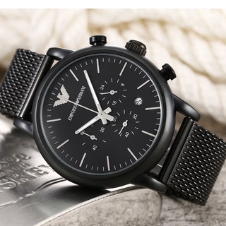 Spot goods Original Emporio Armani AR1968 Classic men watches waterproof Quartz chronograph watch jam tangan lelaki 08 Shopee Malaysia