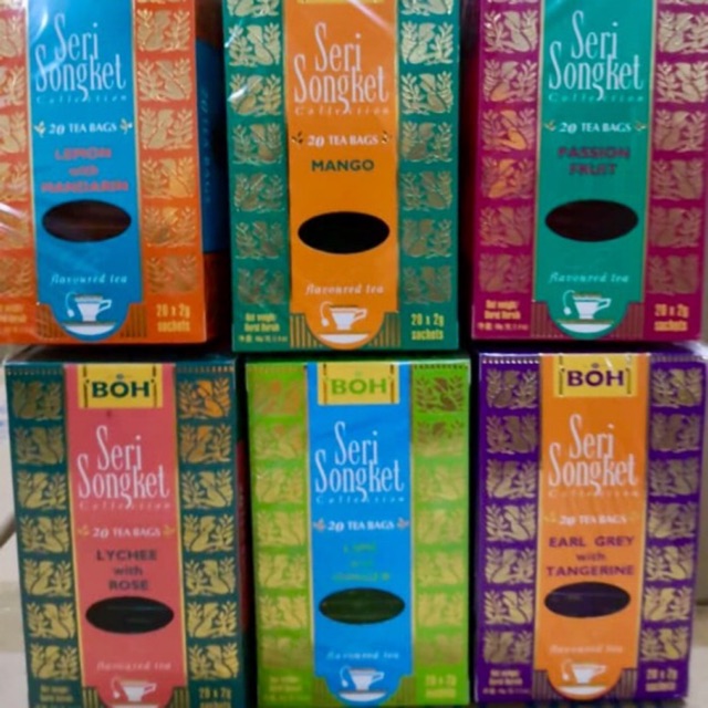 Boh Seri Songket Collection 20’s Tea Bags | Shopee Malaysia