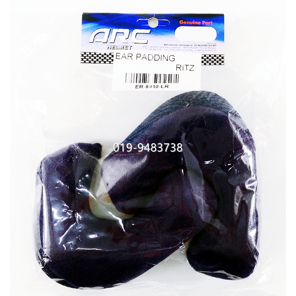 100% Original ARC Helmet Ear Padding Pad Sponge RITZ YF1 AR4 AR1 L XL ...