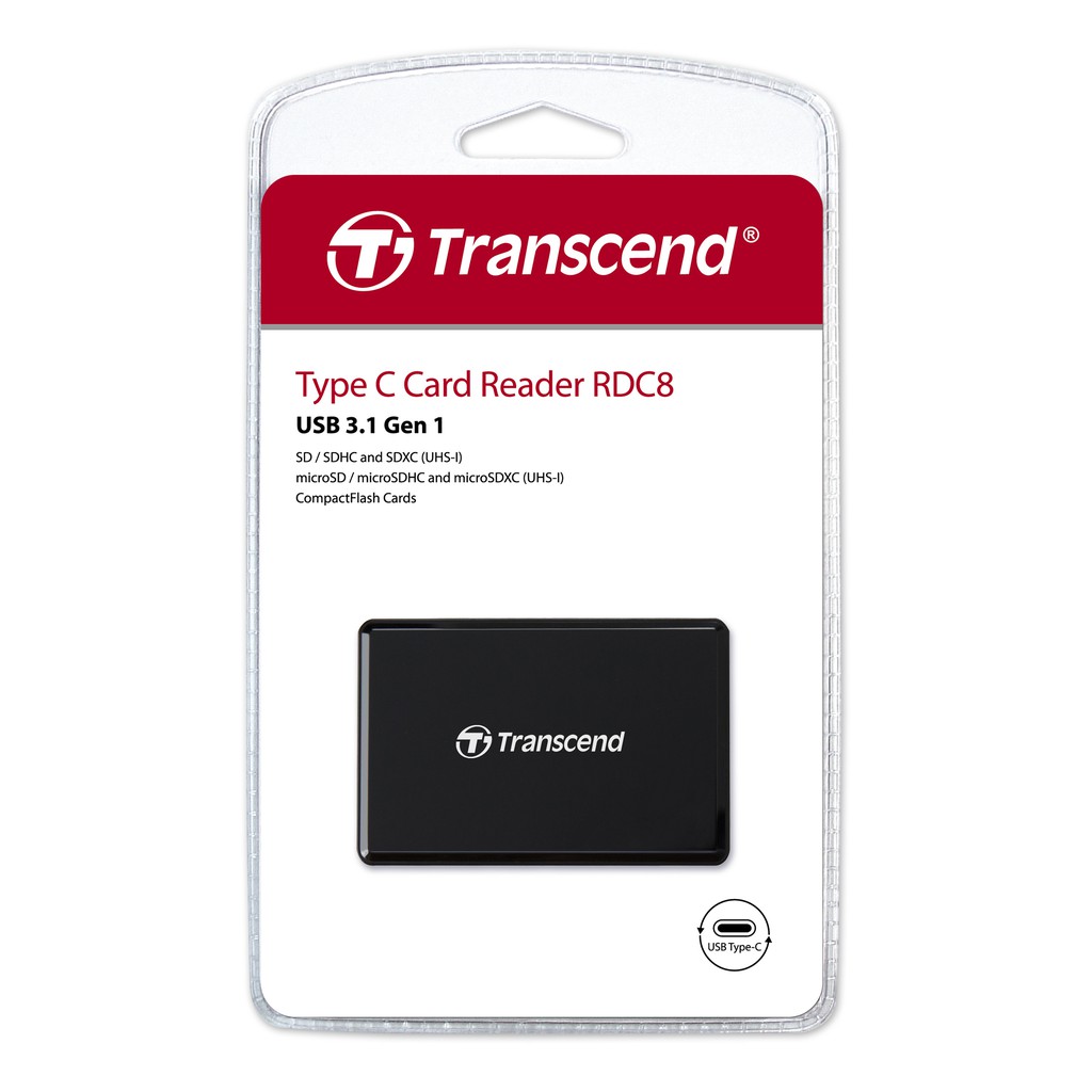 Transcend RDC8 TypeC USB 3.1 CF/ SD/ MicroSD AllInOne Multi Card