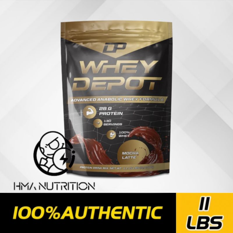 DP Whey Depot 11lbs 6kg Dutch Chocolate / Mocha Latte Whey Protein