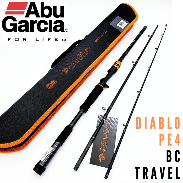 Abu Garcia Diablo Travel Rod Bait Casting PE4