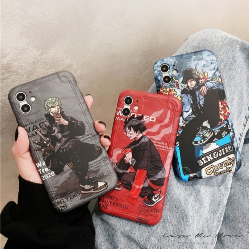 One Piece Nike Jordan Camera Protection Phone Case IPhone ip7 ip7plus ip8 ip8plus ipXs ipXsMax ipXR Ip11pro Max