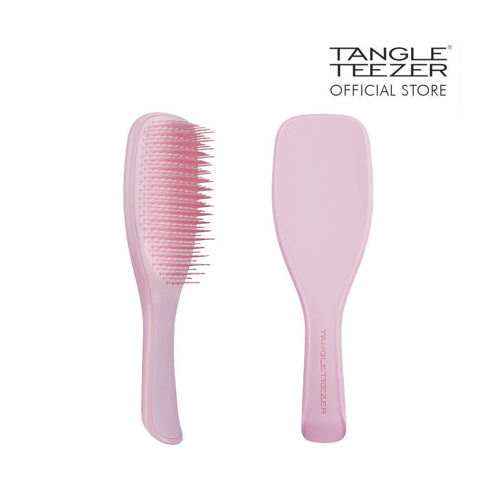 Tangle Teezer Wet Detangler Hairbrush Millennial Pink Shopee Malaysia