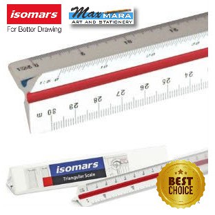 (MAXMARA Art & Stationery) ISOMARS Triangular Technical Scale T6 ...