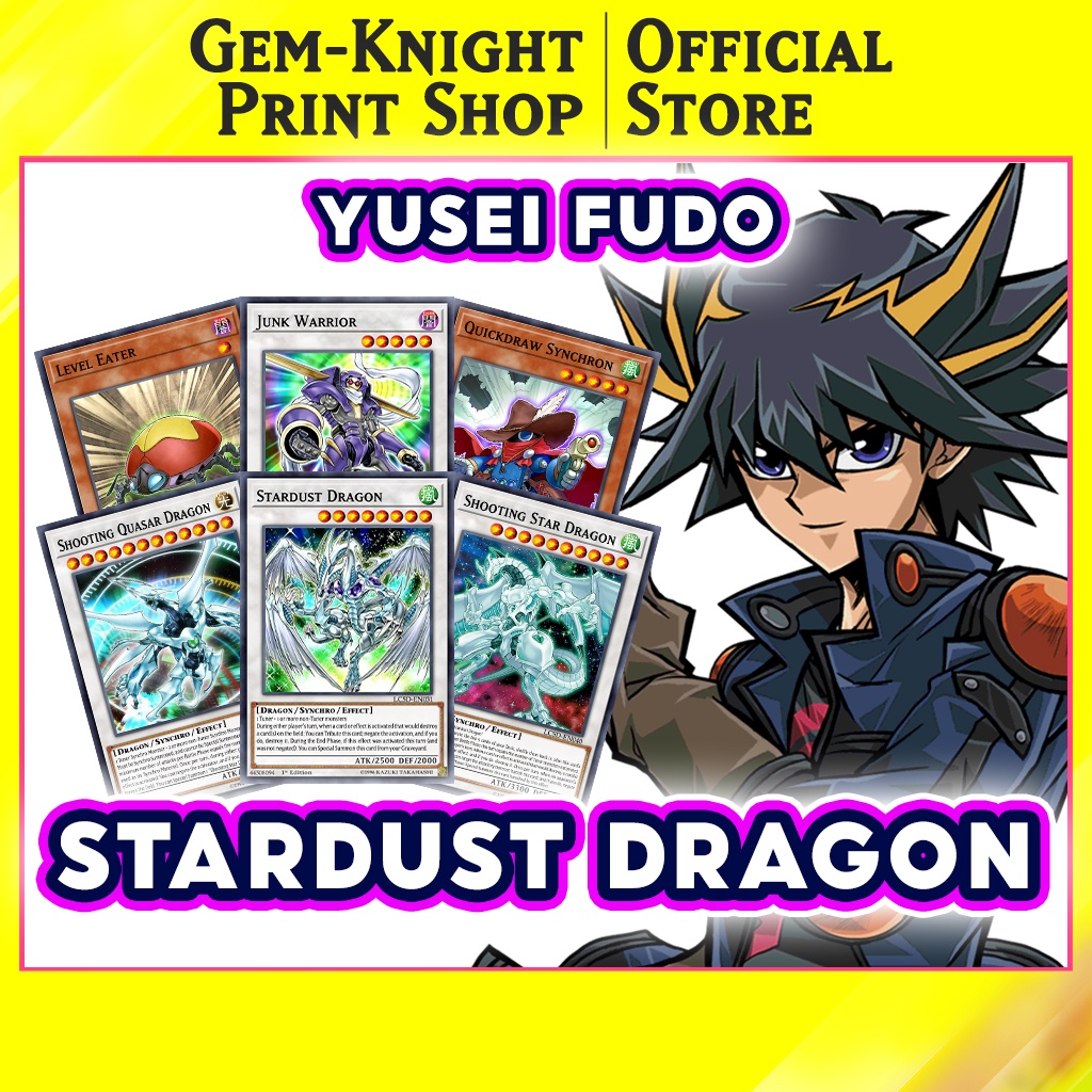 Printed Cards] Yugioh Deck - Stardust Dragon - Yusei Fudo Deck Yugioh Card  | Shopee Malaysia