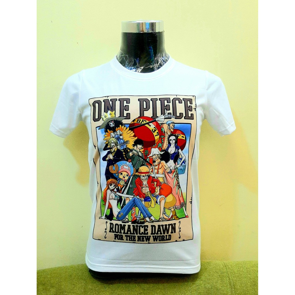 🔴 Baju One Piece Print Serap Baju Onepiece Original T-Shirt