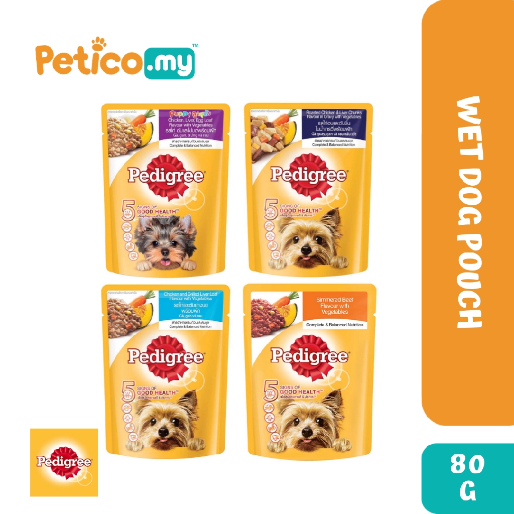 PEDIGREE Wet Pouch 80g Wet Dog Food | Shopee Malaysia