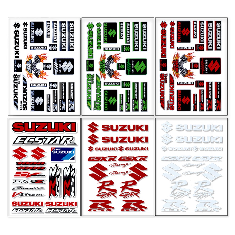 1 Pcs SUZUKI Logo Reflective Sticker,Decoration Decals For Motorcycle ...