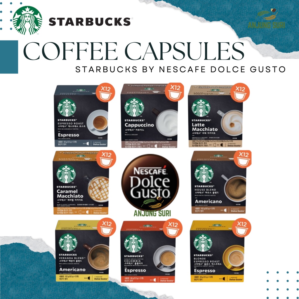 STARBUCKS Coffee Capsules by NESCAFE DOLCE GUSTO