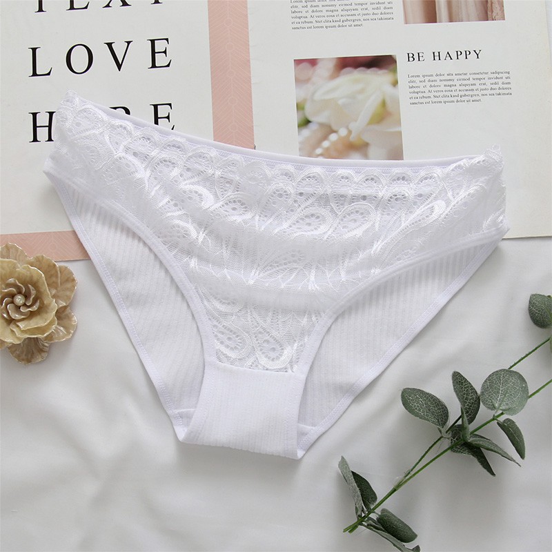 Cinvik Women Panties Cotton Spender Wanita Seluar Dalam Perempuan Lace