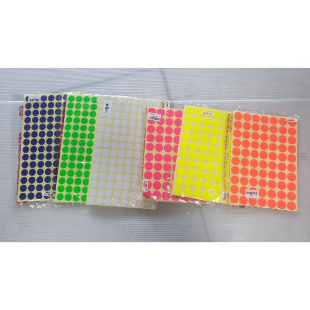 13mm & 16mm 10's/20's Price Colour Sticker / Pelekat | Shopee Malaysia