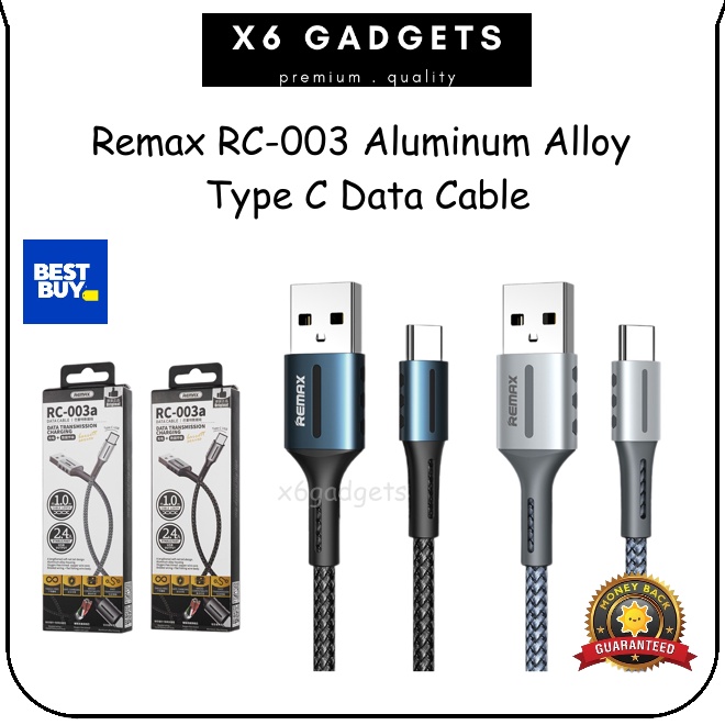 [ READY STOCK ] REMAX RC-003 BARRETT SERIES DATA CABLE BRAIDED WIRING ...