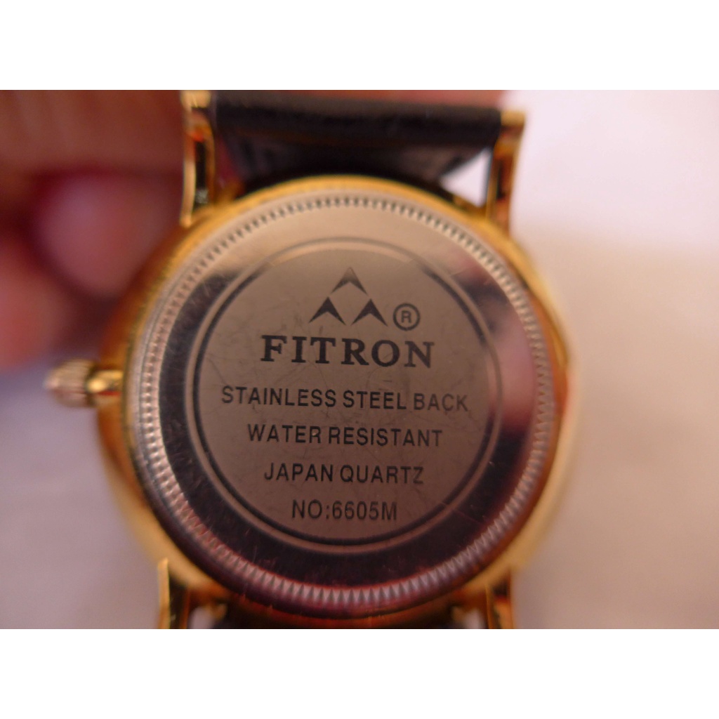 Fitron Quartz Black Round Dial Watch Shopee Malaysia