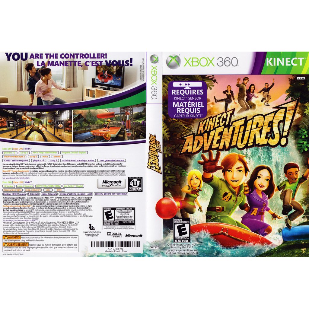 Kinect adventures on sale xbox 1