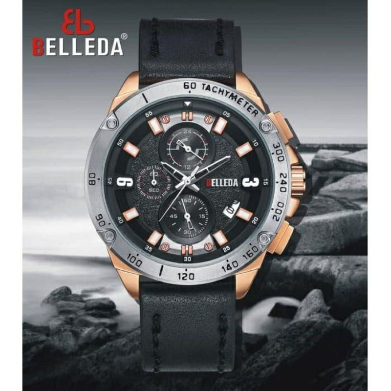 Belleda Original 9047 Men's Watches Chronograph Active Date | Shopee ...