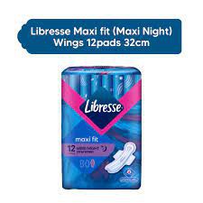 Libresse Maxi Fit Slim Fit Scent Sensitiv Sanitary Pad (Tuala Wanita) 24cm/32cm/41cm